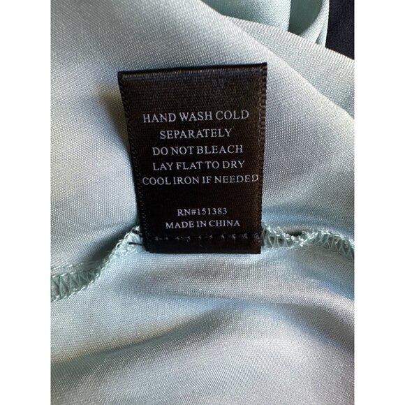 NWT Current Air Colorblock Ruffled Split Neck Blouse size Small - Picture 5 of 7